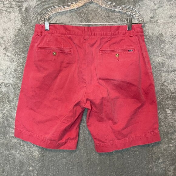 Polo Ralph Lauren Men Classic Preppy Coral Mid Rise Flat Front Chino Short 33* - Picture 2 of 10